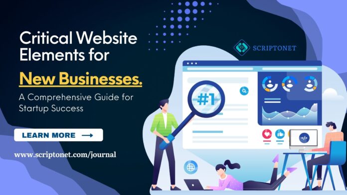 Critical website elements for new businesses