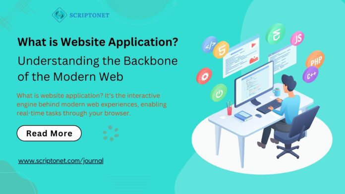 what is website application