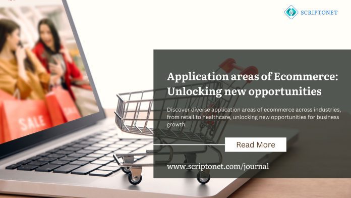 application areas of ecommerce
