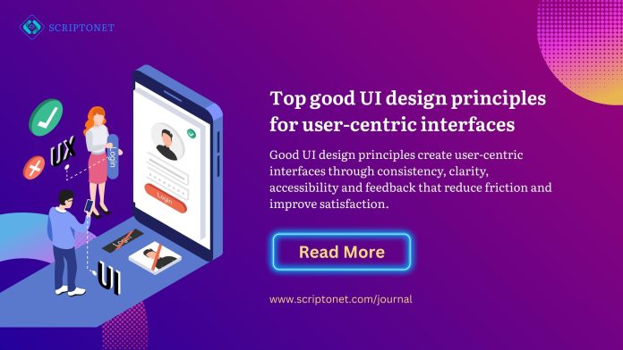 good ui design principles