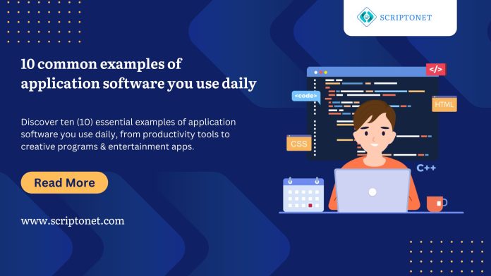 examples of application software